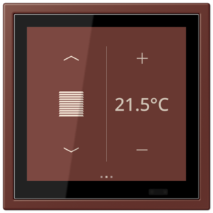 KNX Secure LS TOUCH con marco LS ZERO Les Couleurs® Le Corbusier ZERO