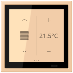 KNX Secure LS TOUCH con marco LS ZERO Les Couleurs® Le Corbusier ZERO