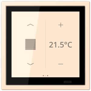 KNX Secure LS TOUCH con marco LS ZERO Les Couleurs® Le Corbusier ZERO