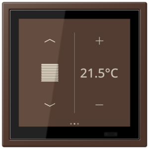 KNX Secure LS TOUCH con marco LS ZERO Les Couleurs® Le Corbusier ZERO