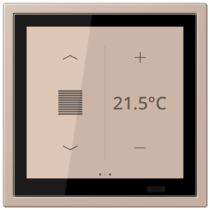 KNX Secure LS TOUCH con marco LS ZERO Les Couleurs® Le Corbusier ZERO