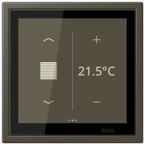 KNX Secure LS TOUCH con marco LS ZERO Les Couleurs® Le Corbusier ZERO