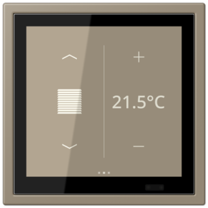 KNX Secure LS TOUCH con marco LS ZERO Les Couleurs® Le Corbusier ZERO