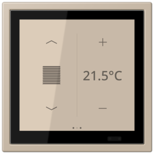 KNX Secure LS TOUCH con marco LS ZERO Les Couleurs® Le Corbusier ZERO