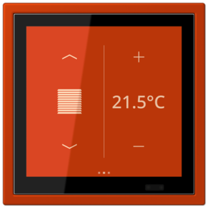 KNX Secure LS TOUCH con marco LS ZERO Les Couleurs® Le Corbusier ZERO