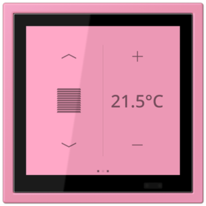 KNX Secure LS TOUCH con marco LS ZERO Les Couleurs® Le Corbusier ZERO
