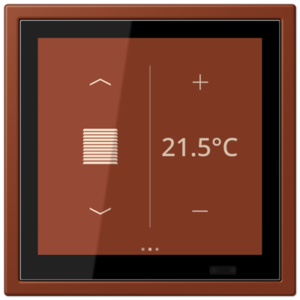 KNX Secure LS TOUCH con marco LS ZERO Les Couleurs® Le Corbusier ZERO