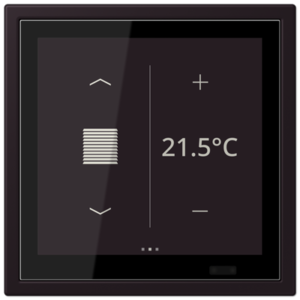 KNX Secure LS TOUCH con marco LS ZERO Les Couleurs® Le Corbusier ZERO