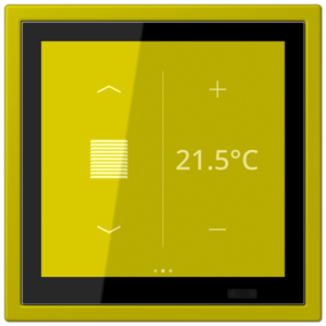 KNX Secure LS TOUCH con marco LS ZERO Les Couleurs® Le Corbusier ZERO