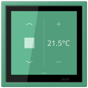 KNX Secure LS TOUCH con marco LS ZERO Les Couleurs® Le Corbusier ZERO