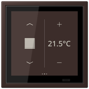 KNX Secure LS TOUCH con marco LS ZERO Les Couleurs® Le Corbusier ZERO