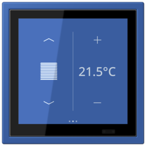 KNX Secure LS TOUCH con marco LS ZERO Les Couleurs® Le Corbusier ZERO
