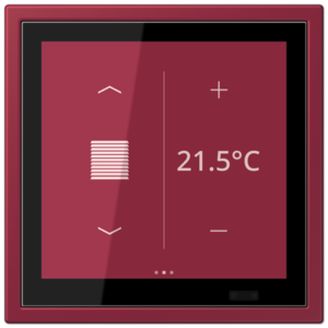 KNX Secure LS TOUCH con marco LS ZERO Les Couleurs® Le Corbusier ZERO