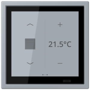 KNX Secure LS TOUCH con marco LS ZERO Les Couleurs® Le Corbusier ZERO