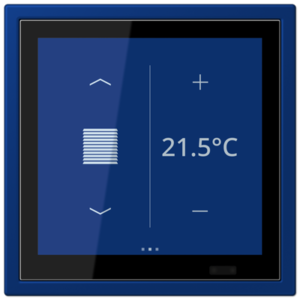 KNX Secure LS TOUCH con marco LS ZERO Les Couleurs® Le Corbusier ZERO