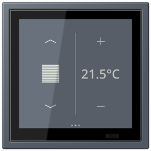 KNX Secure LS TOUCH con marco LS ZERO Les Couleurs® Le Corbusier ZERO