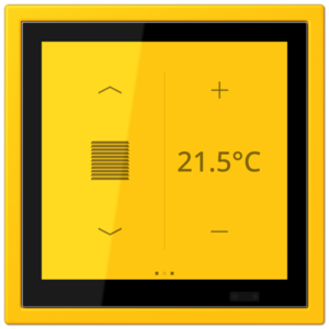 KNX Secure LS TOUCH con marco LS ZERO Les Couleurs® Le Corbusier ZERO