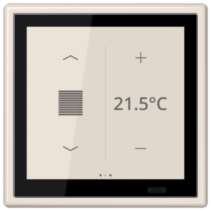 KNX Secure LS TOUCH con marco LS 990