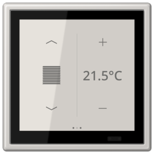 KNX Secure LS TOUCH con marco LS 990