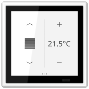 KNX Secure LS TOUCH con marco LS 990