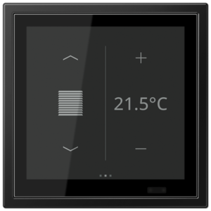 KNX Secure LS TOUCH con marco LS ZERO