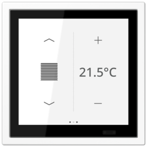 KNX Secure LS TOUCH con marco LS ZERO
