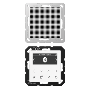 JUNG Serie A — Smart Radio DAB+ BT mono. A bl. alpi (DABA1BTWW)