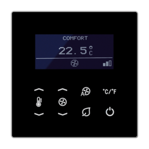 JUNG Termostato KNX para fan coil. LS negro