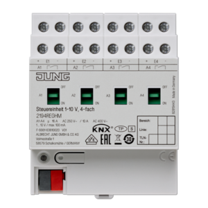 JUNG Regulador fluorescencia KNX, 4 fases
