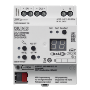 JUNG Interface KNX DALI-2 Colour 2 fase
