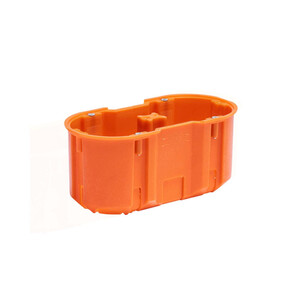 Caja de conexiones de montaje empotrado multipolar 2×60 mm profundidad
