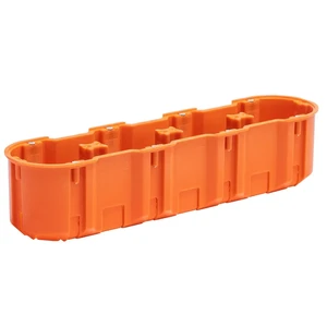Caja de conexiones de montaje empotrado multipolar 4×60 mm profundidad