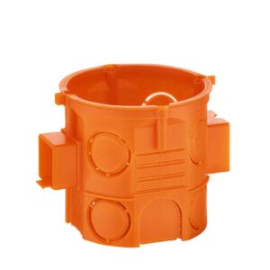 Caja de conexiones empotrada de 60 mm de profundidad