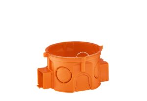 Caja de conexiones empotrada de 60 mm poco profunda