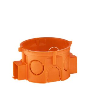 Caja de conexiones empotrada de 60 mm poco profunda