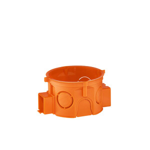 Caja de conexiones empotrada de 60 mm poco profunda