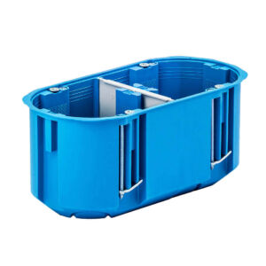 Caja de conexiones multipolo para paredes de cavidad 2×60 mm profundidad