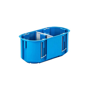 Caja de conexiones multipolo para paredes de cavidad 2×60 mm profundidad