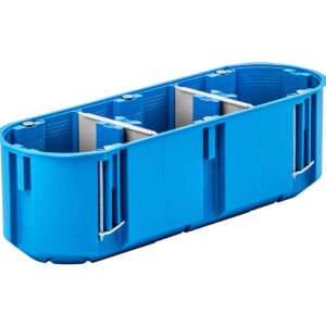 Caja de conexiones multipolo para paredes de cavidad 3×60 mm profundidad
