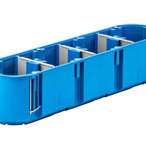 Caja de conexiones multipolo para paredes de cavidad 4×60 mm profundidad