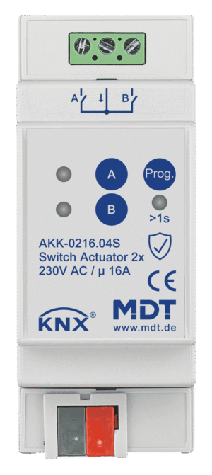 MDT Actuador de conmutación MDT AKK Secure, 2–24 canales