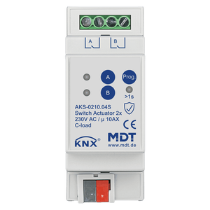 MDT Actuador de conmutación AKS Secure, 2–12 canales, 10 A