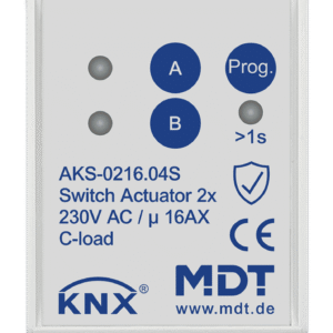 MDT Actuador de conmutación AKS Secure, 2–24 canales, 16 A