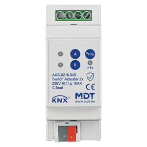 MDT Actuador de conmutación AKS Secure, 2–24 canales, 16 A