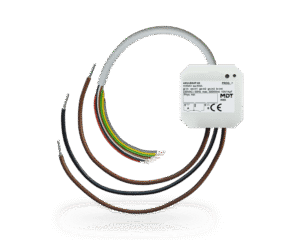 MDT KNX Actuador universal 2 salidas, 10 A, 230 V AC, 14 µF, 2ECG, con 4 entradas binarias, empotrable