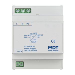 MDT Fuente de alimentación, 4SU DIN, 750 mA, SELV de 24 V CC