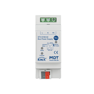 MDT KNX Fuente de alimentación bus 160 mA, montaje en carril Din, 2 módulos