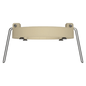 Pieza de montaje MDT con muelles tensores para montaje en falsos techo