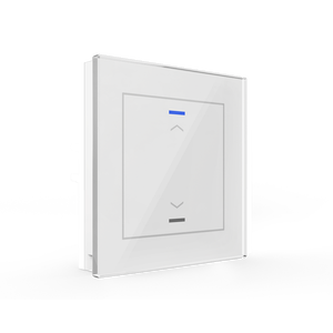 Glass Push Button II Lite Persianas 1 Blanco