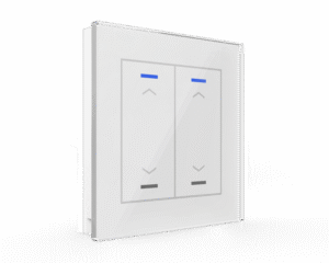 Glass Push Button II Lite Persianas 2 Blanco